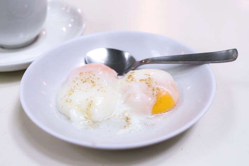 Singaporean Style Soft cooked Eggs